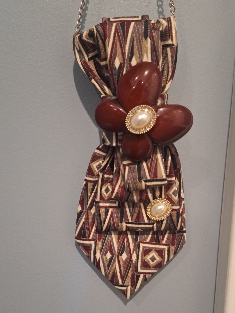 Andhurst Upcycled Necktie Necklace